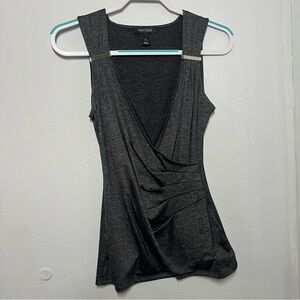 ✨ White House Black Market Draped Sleeveless Top